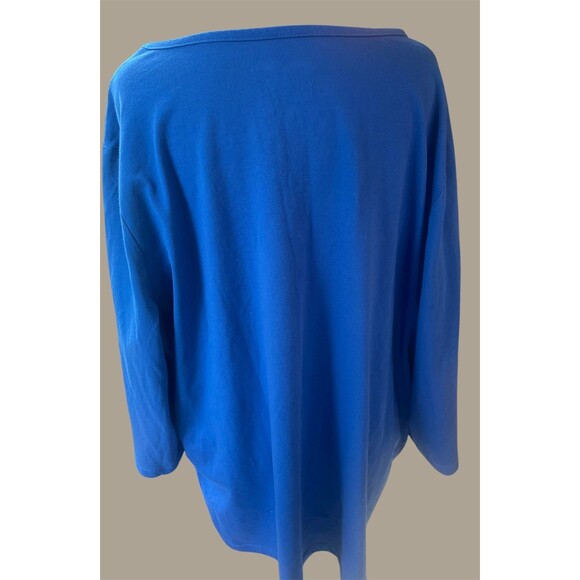 Coral Bay 3X Novelty Christmas Holiday Flamingo Holly Ugly Sweater Comfy V-Neck - Picture 5 of 7